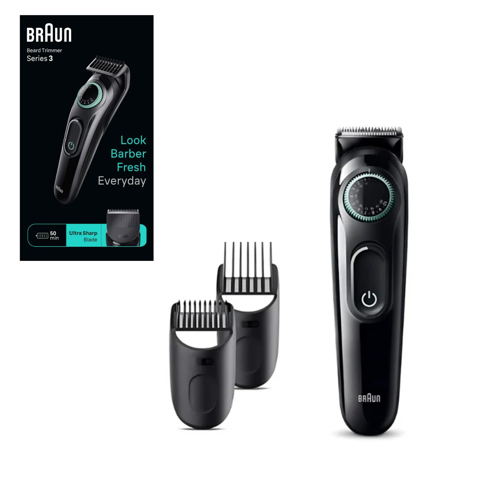 מכונת גילוח לעיצוב זקן BT3411 מבית Braun