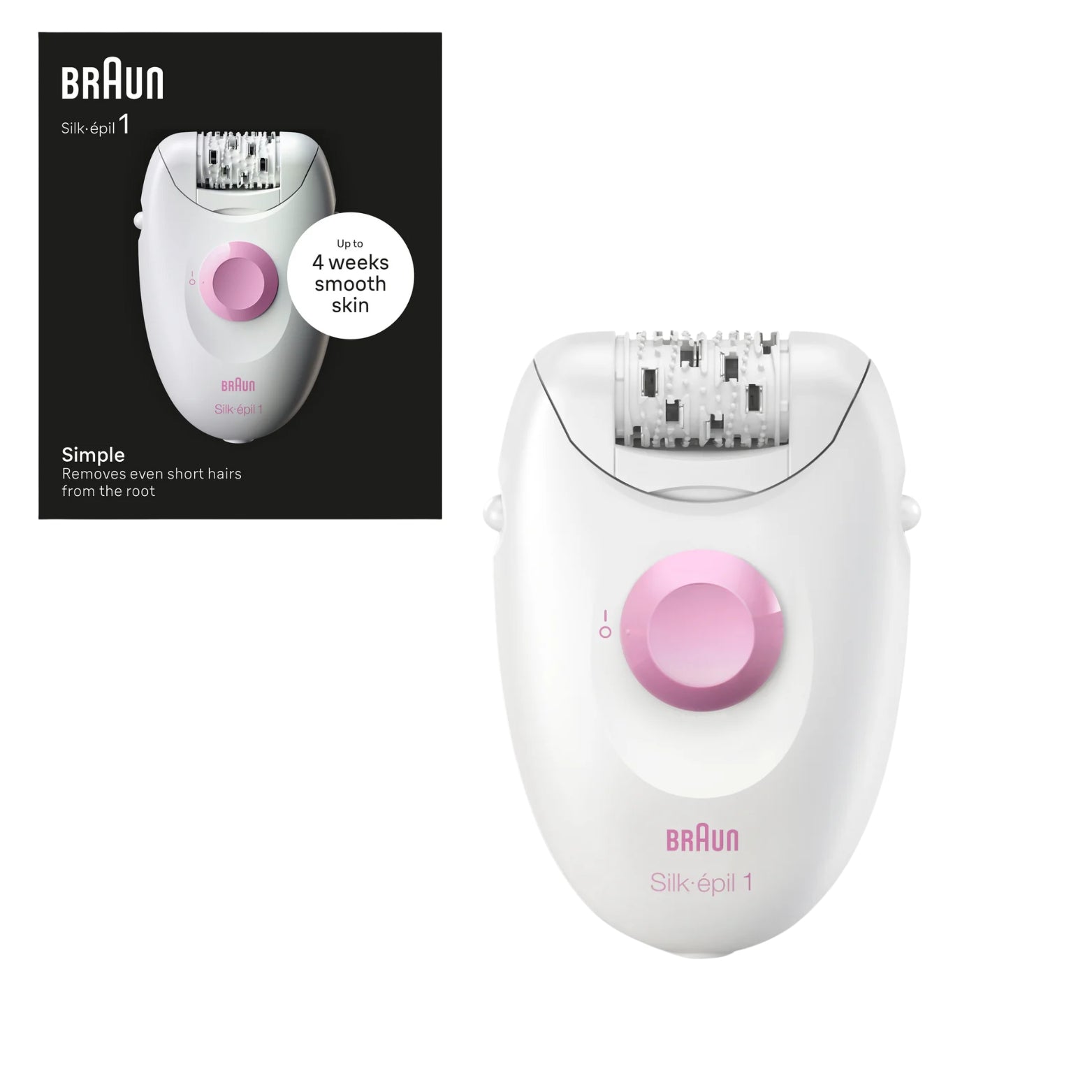 סילק אפיל 1 מכשיר להסרת שיער Braun