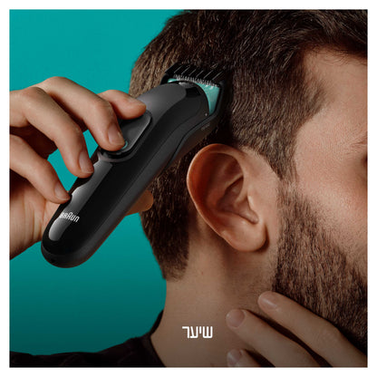 מכונת תספורת ועיצוב זקן נטענת 6 ב-1 Braun בראון MGK3411