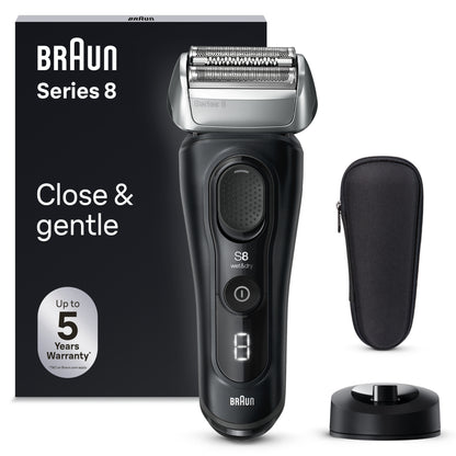 מכונה נטענת לגילוח רטוב / יבש  דגם 8510s מבית Braun