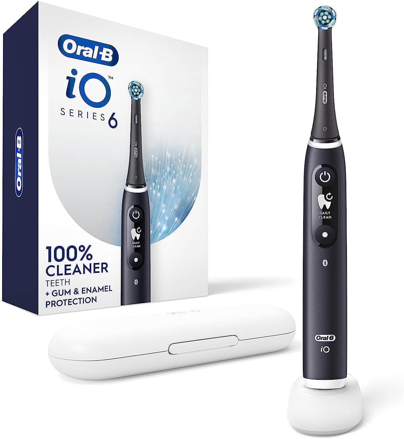Oral-B iO6 מברשת שיניים חשמלית (שחור)