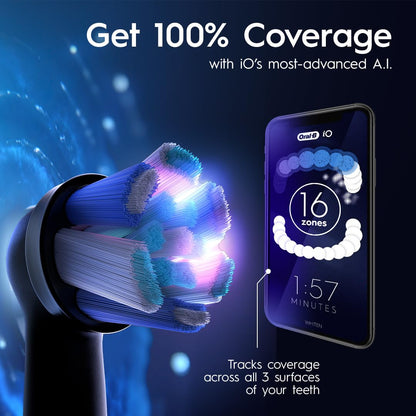 ORAL-B iO9 מברשת שיניים חשמלית (שחור)